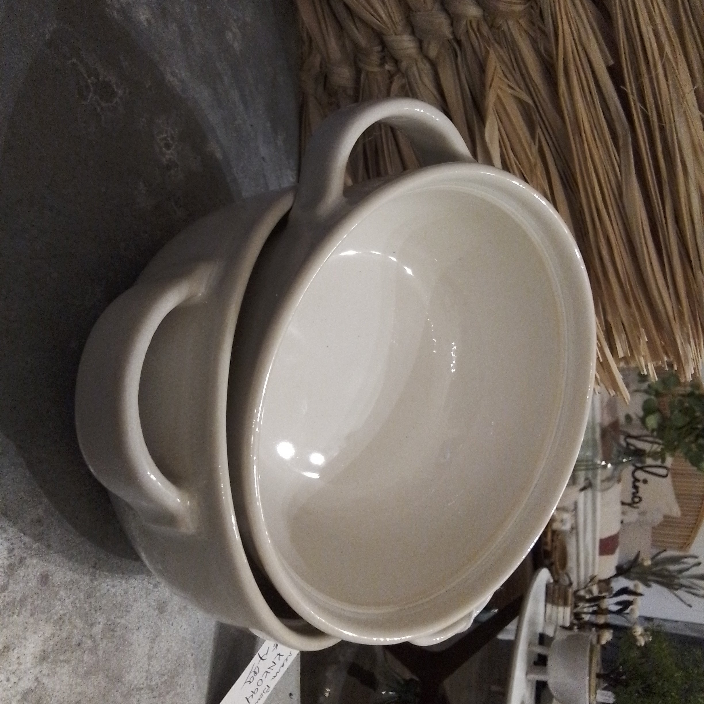 KNK094  Cream Colored Bowls
