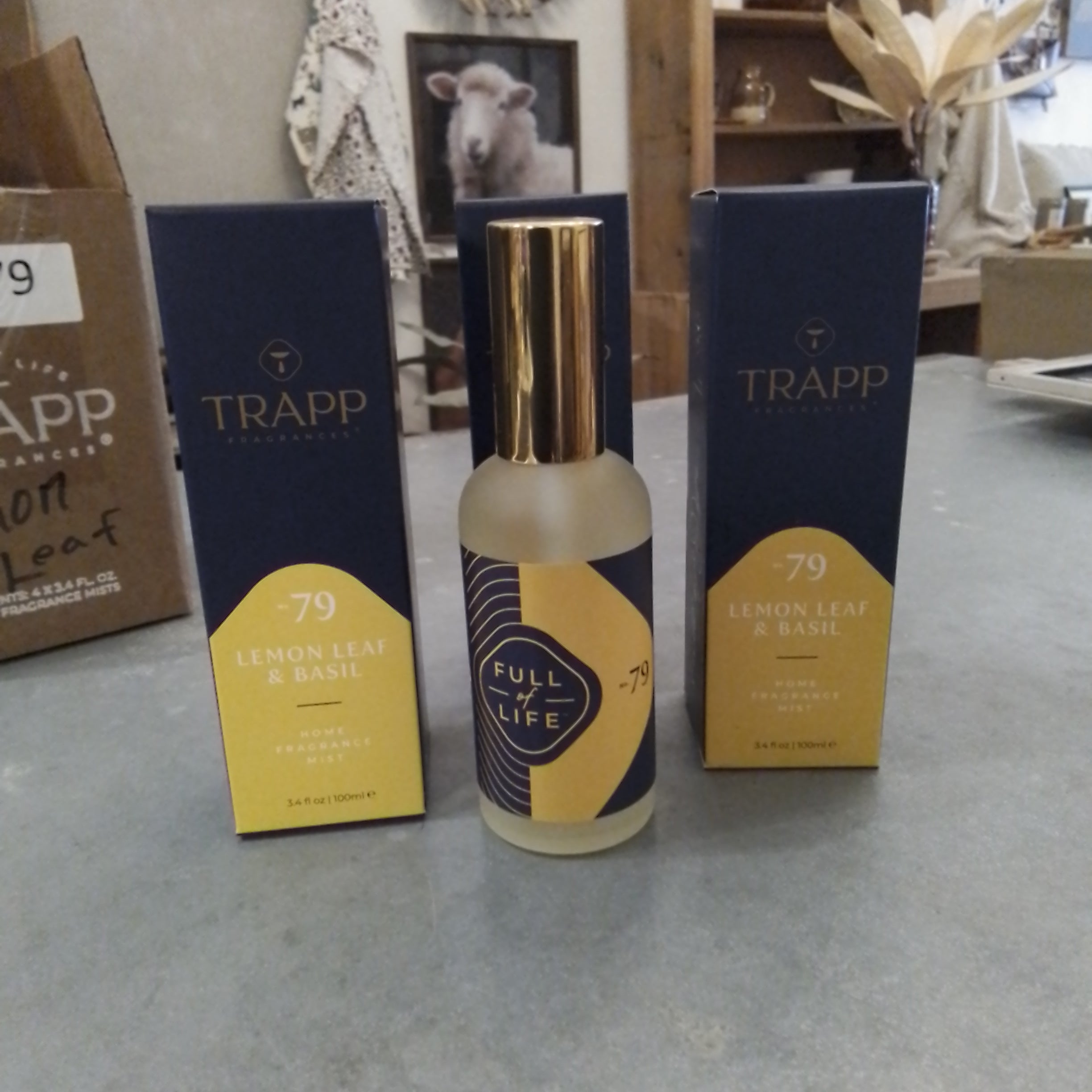 Trapp Lemon Leaf & Basil Room mist