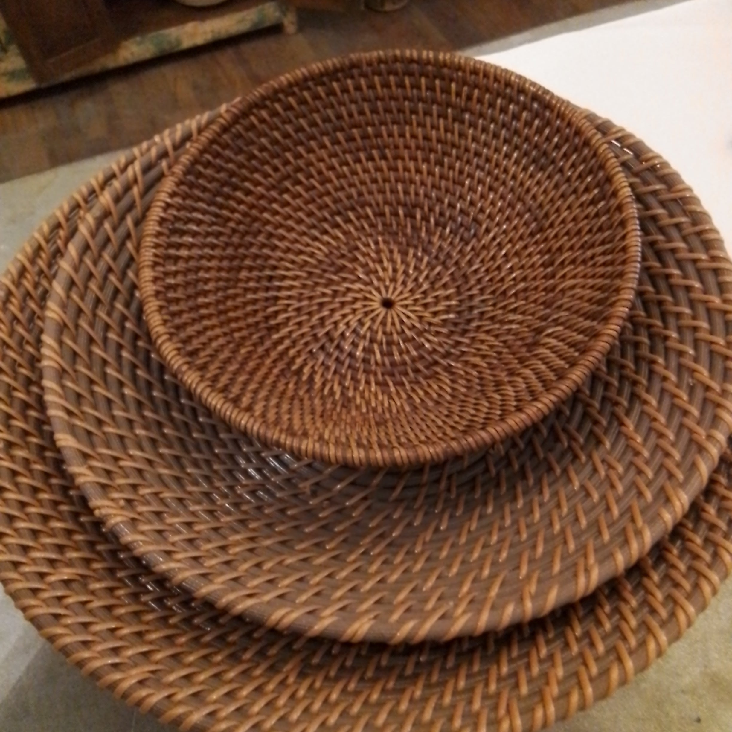 KNK156 Set of 3 Woven Baskets