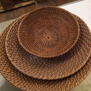 KNK156 Set of 3 Woven Baskets
