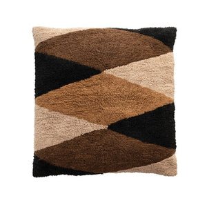 AH1840   Pillow cotton Tufted Print Floor Cushion, Multi Color