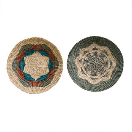 DA8836A  16" Round Hand Woven  Abaca DA8836A