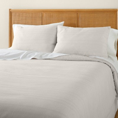 72467  Sham Crosshatch  Jet Grey