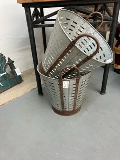 Metal Olive Bucket