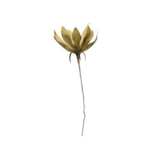 DF2624  28"H Faux Leaf Stem, Chartreuse Color