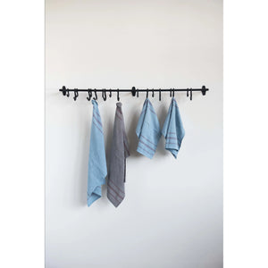 DF2856   Forged Metal Wall Rod with Hooks