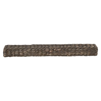 DF3040   23-1/2"W x 4-3/4"D Hand-Woven Water Hyacinth Wall Shelf, Black small