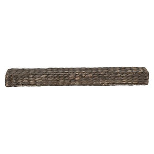 DF3040   23-1/2"W x 4-3/4"D Hand-Woven Water Hyacinth Wall Shelf, Black small