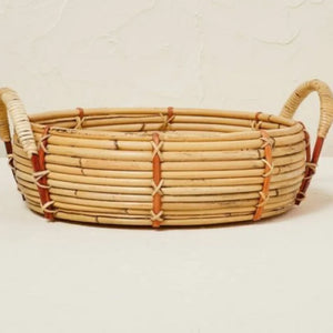 KNK060   Round Rattan Tray