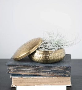 DF5235  5" Round Metal Trinket Box DF5235