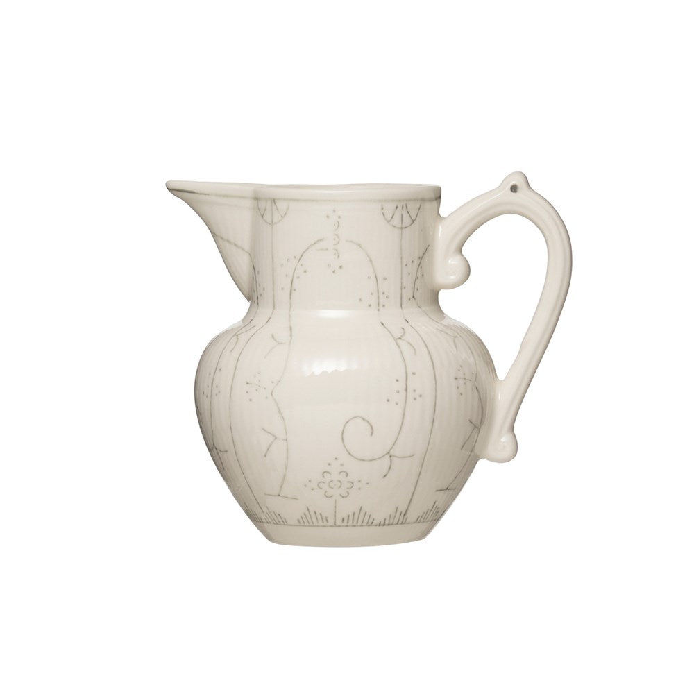 DF2686 Stoneware Pitcher