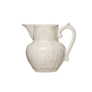 DF2686 Stoneware Pitcher